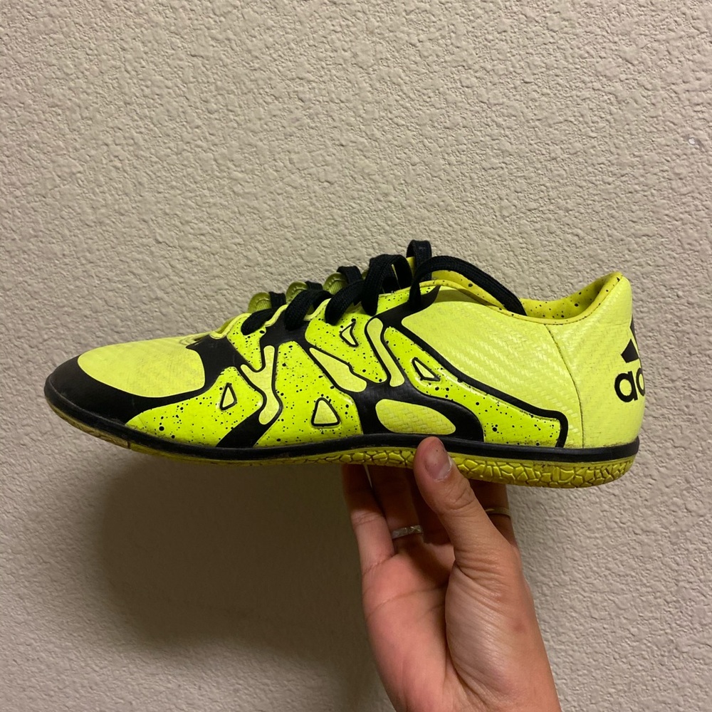 Adidas Neon yellow shoes